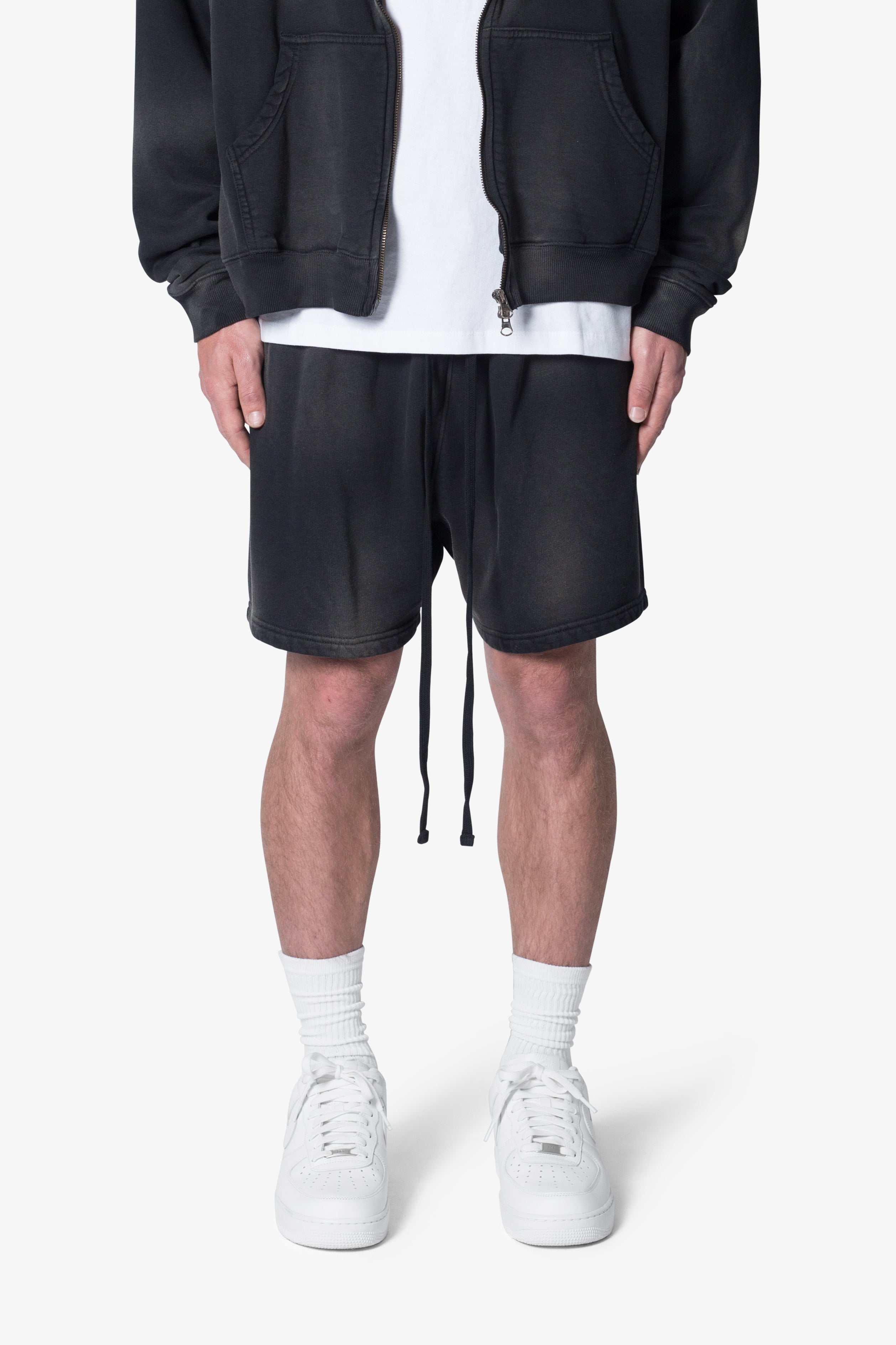 Faded Every Day Sweatshorts - Washed Black 0