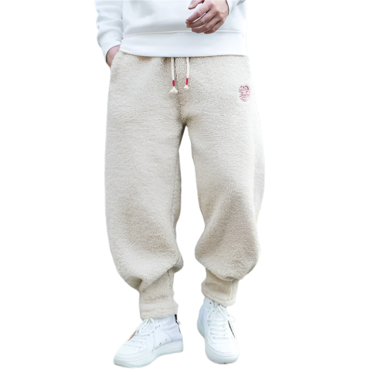 Mens Fleece Joggers – Adjustable Waistband Cozy Relaxed Pockets