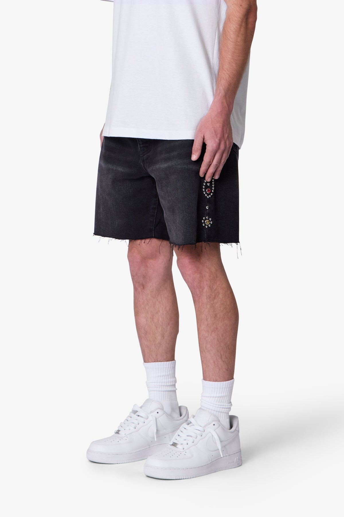 Mojave Denim Shorts - Black 2