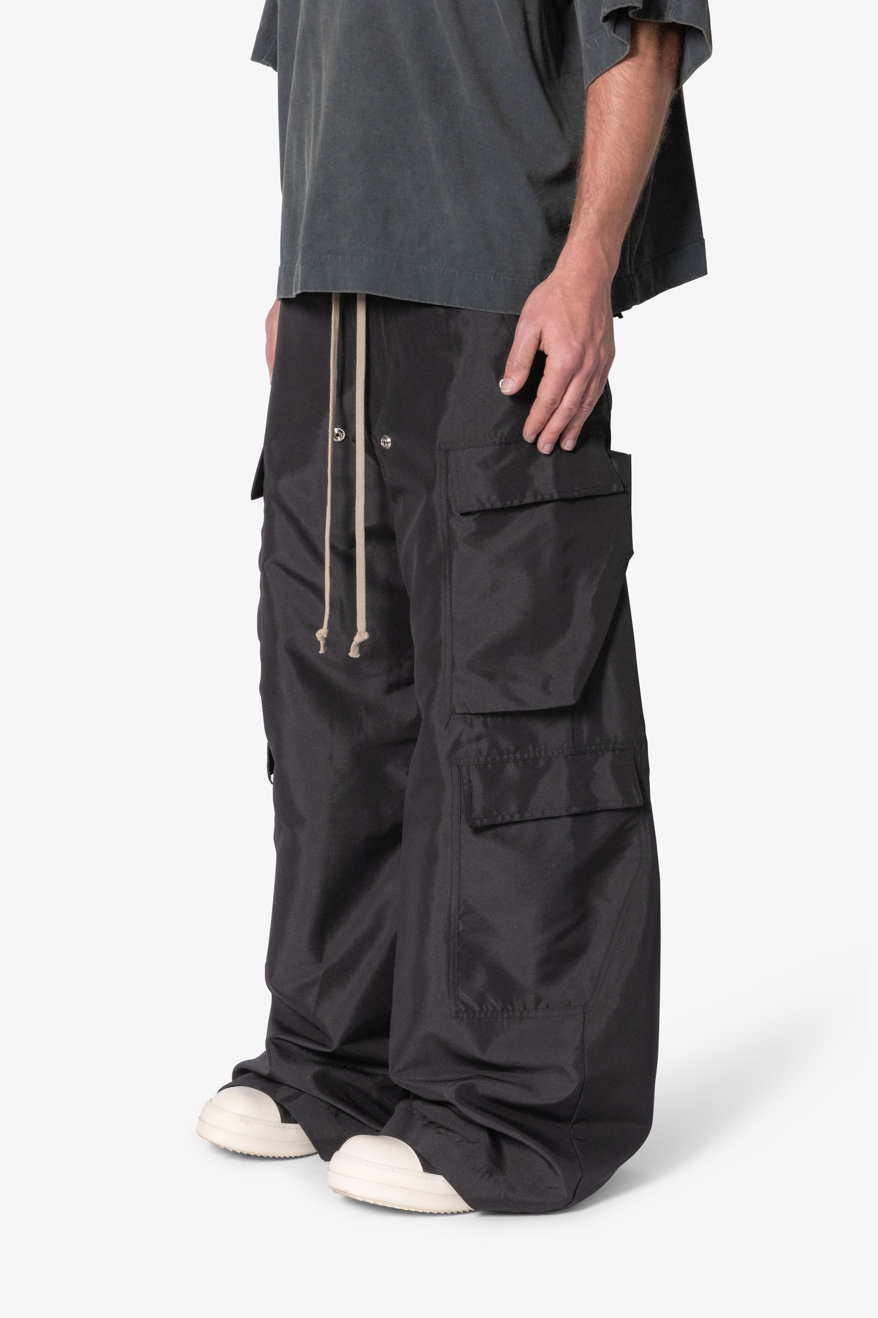 Rave Double Cargo Pants - Black 2