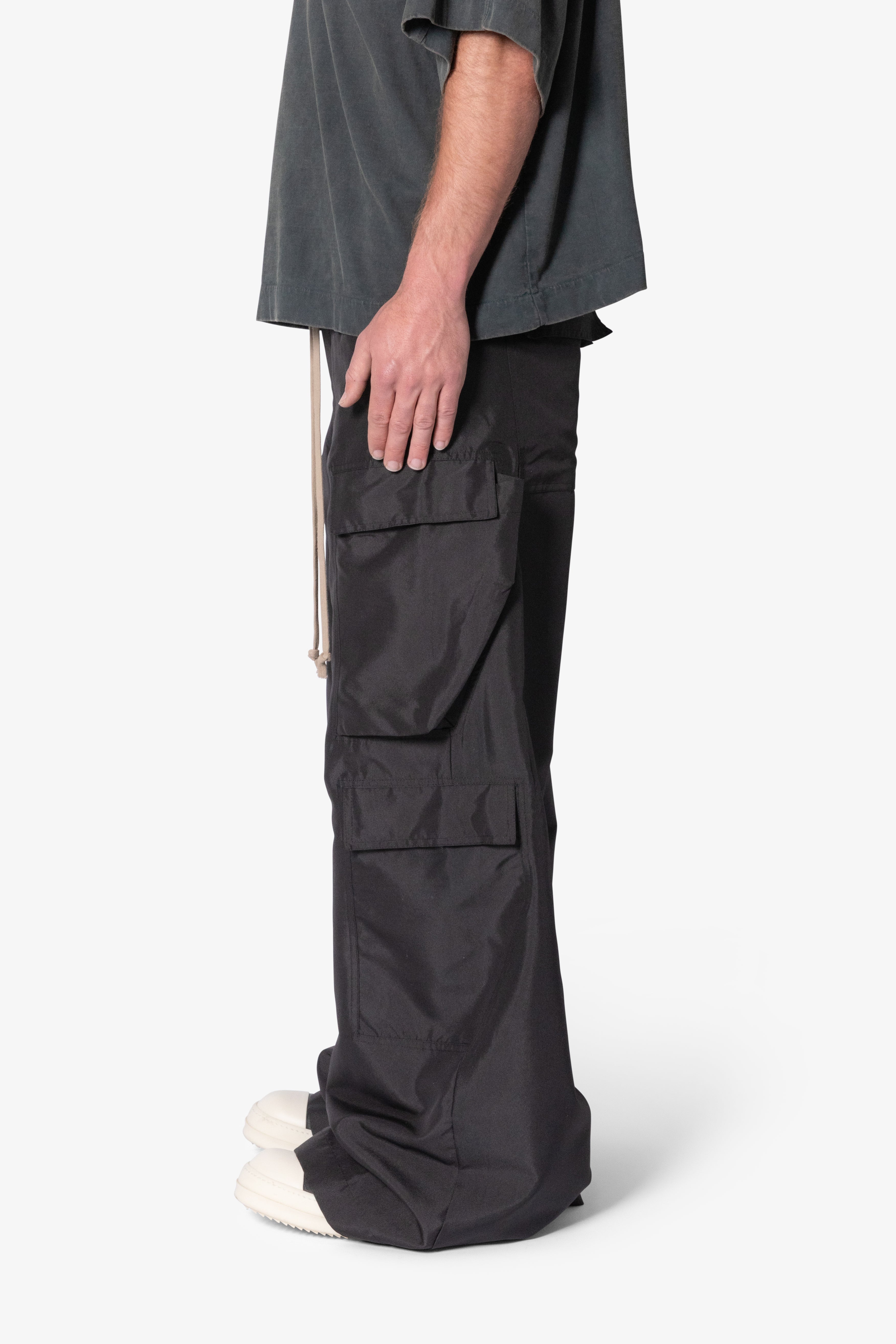 Rave Double Cargo Pants - Black 3
