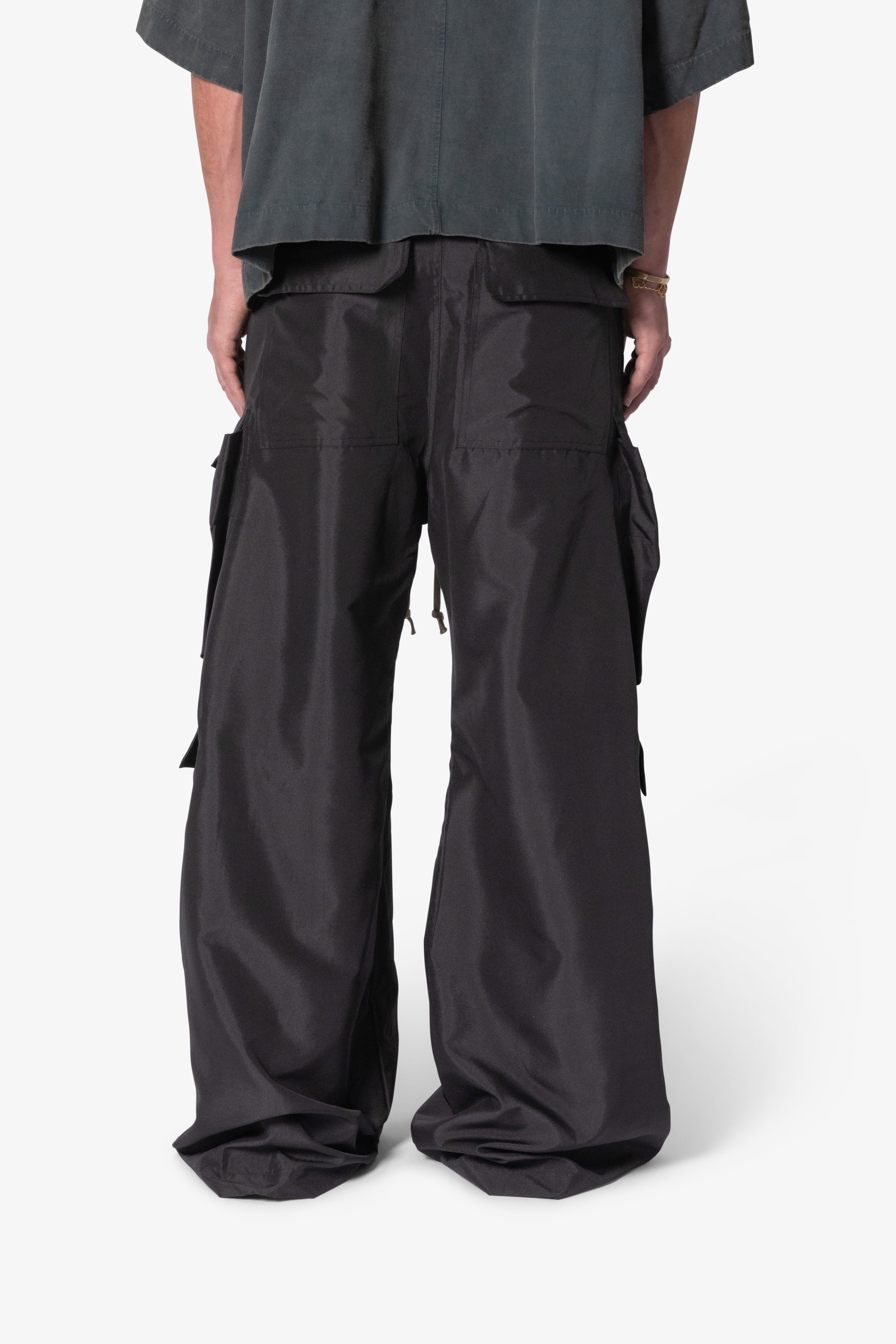 Rave Double Cargo Pants - Black 4
