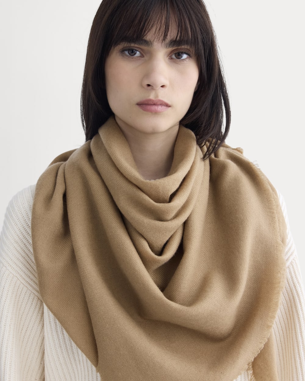 The Cashmere Feather Scarf | Tiger's Eye 2