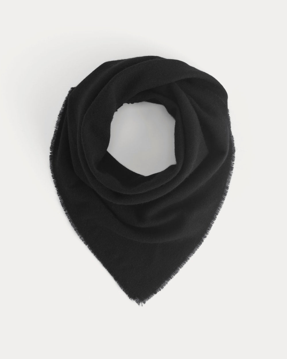 The Feather Cashmere Bandana | Black 0