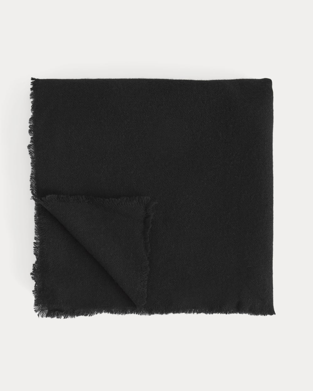 The Feather Cashmere Bandana | Black 1