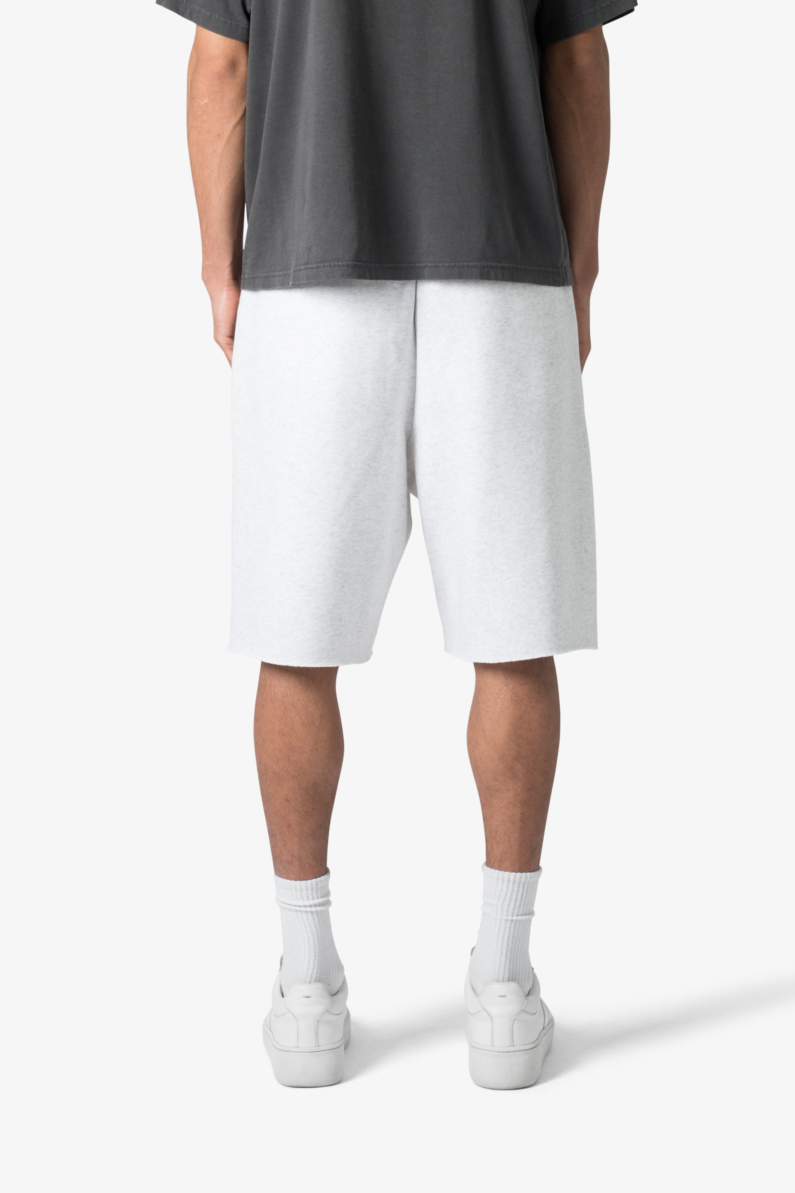 Ultra Baggy Sweatshorts - Heather Grey 4