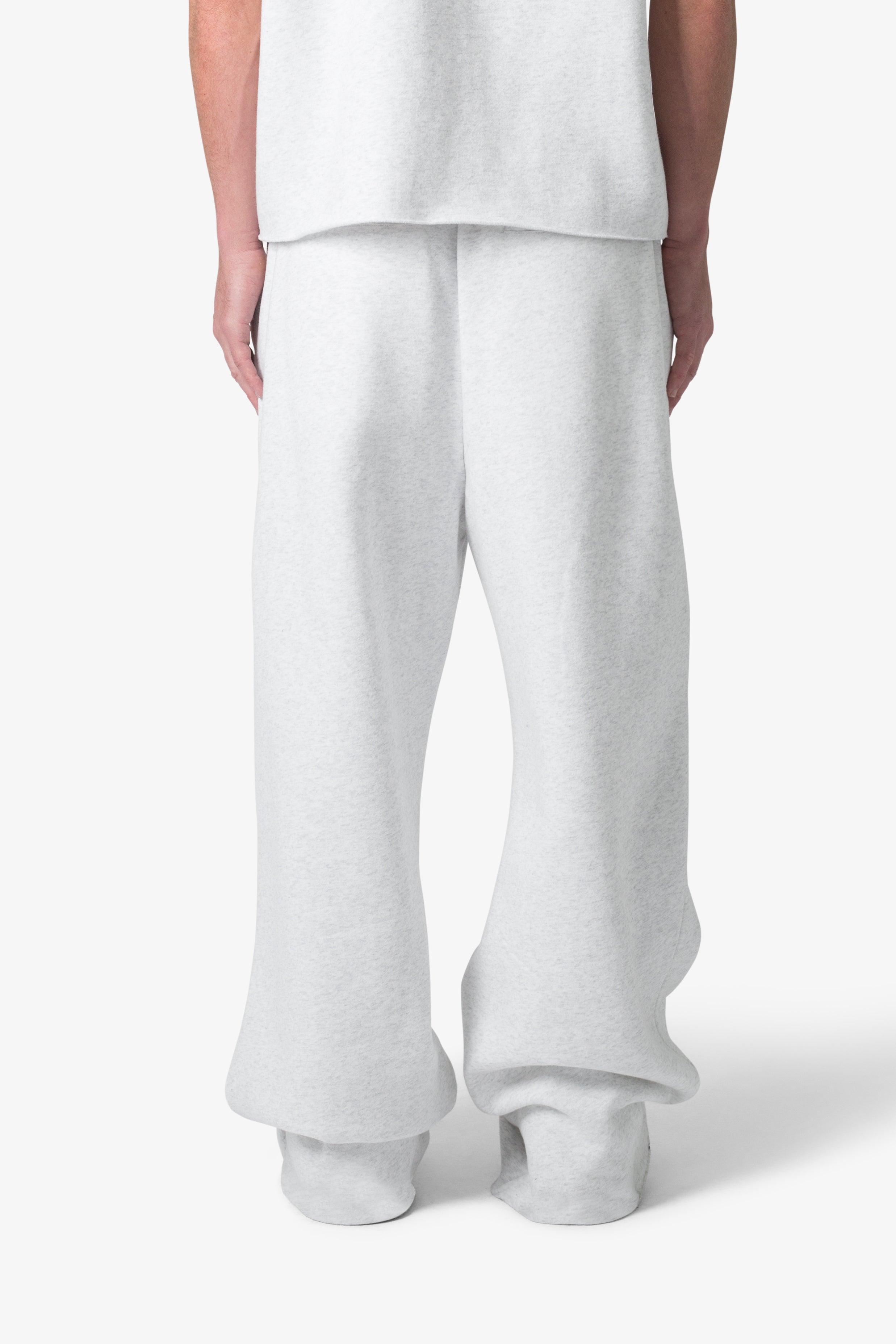 Washed Ultra Baggy Sweatpants - Heather Grey 4