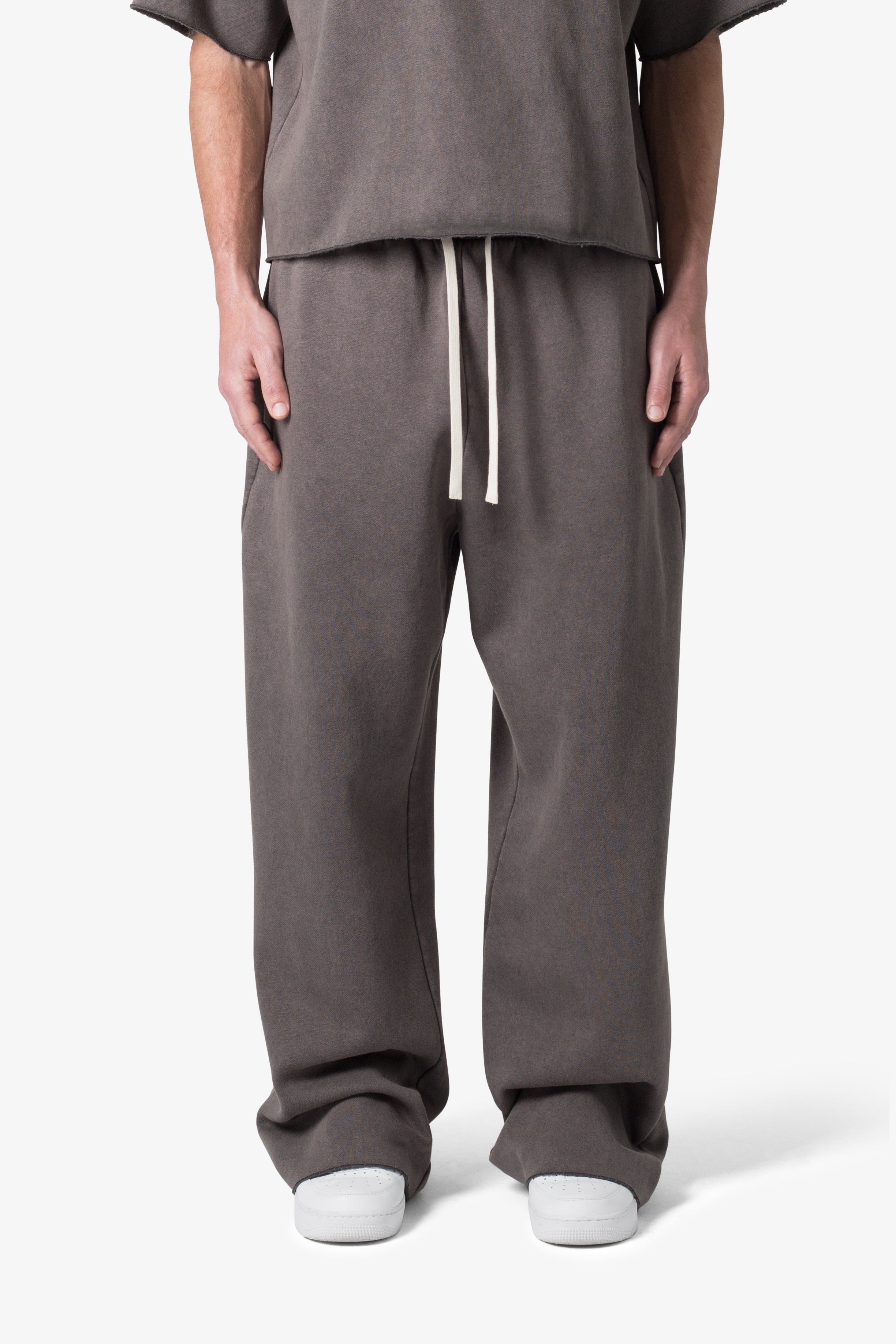 Washed Ultra Baggy Sweatpants - Washed Black 0