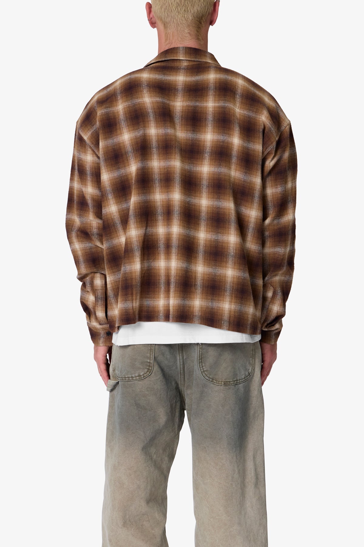 Western Flannel Shirt - Brown 4